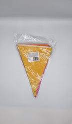 Multi-Colour Pennant Bunting – 10 m, 20 Flags