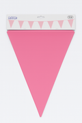 Giant Pink Pennant Bunting – 10 m, 18 Flags