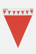 Giant Red Pennant Bunting – 10 m, 18 Flags